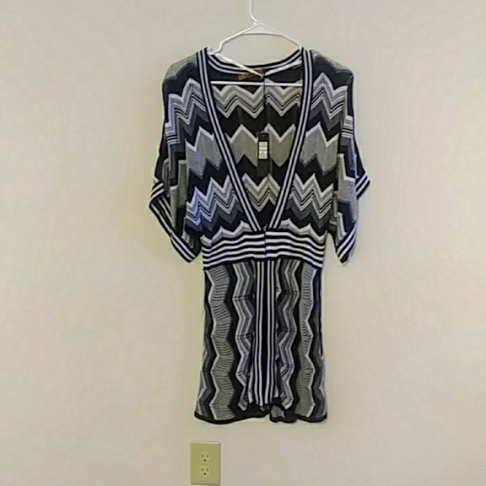 Belldini Viscose Long Top - 3 Snap Closure